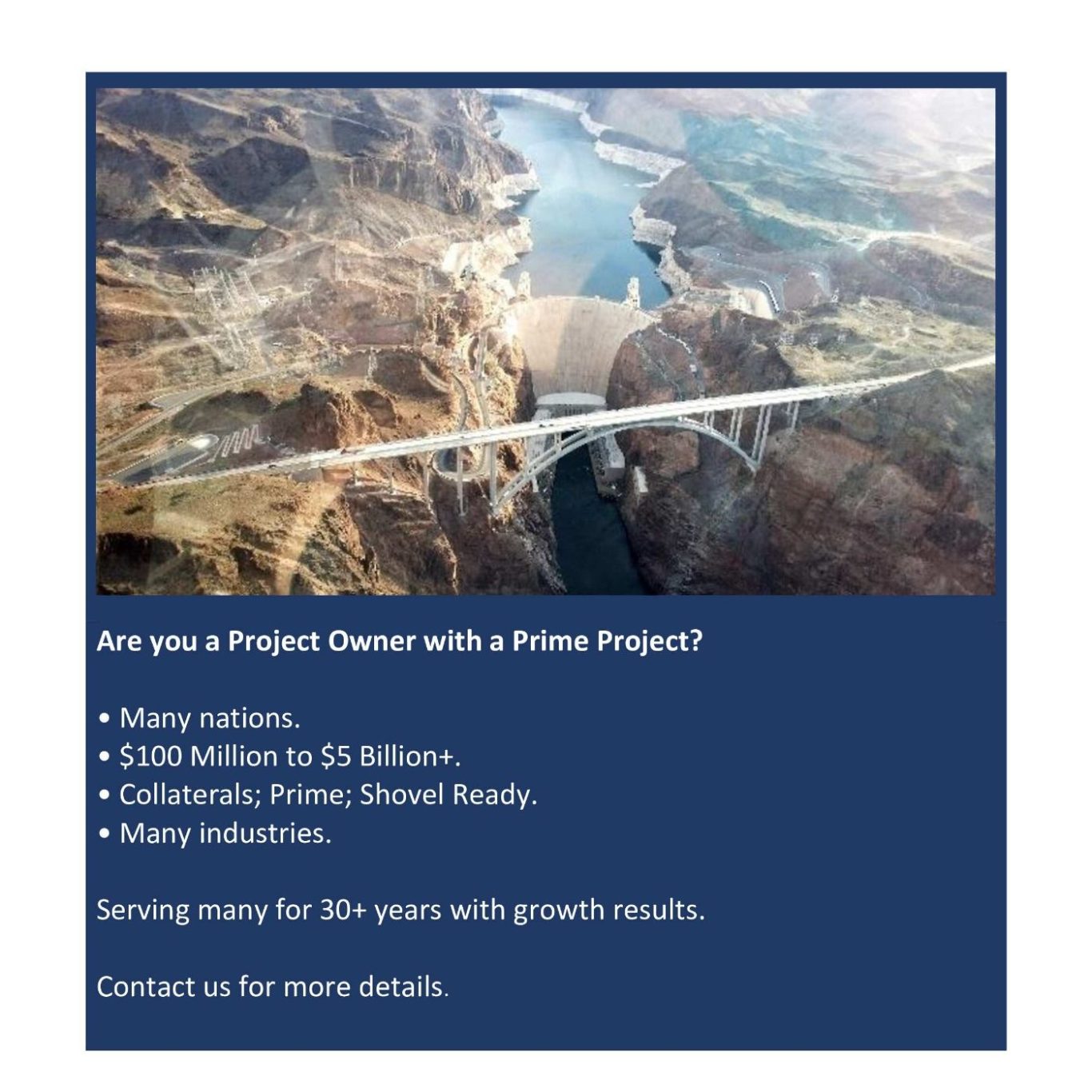 Build ready Commercial Real Estate, Energy Projects and More.